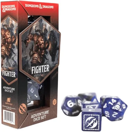Fighter Dice Set BLUE